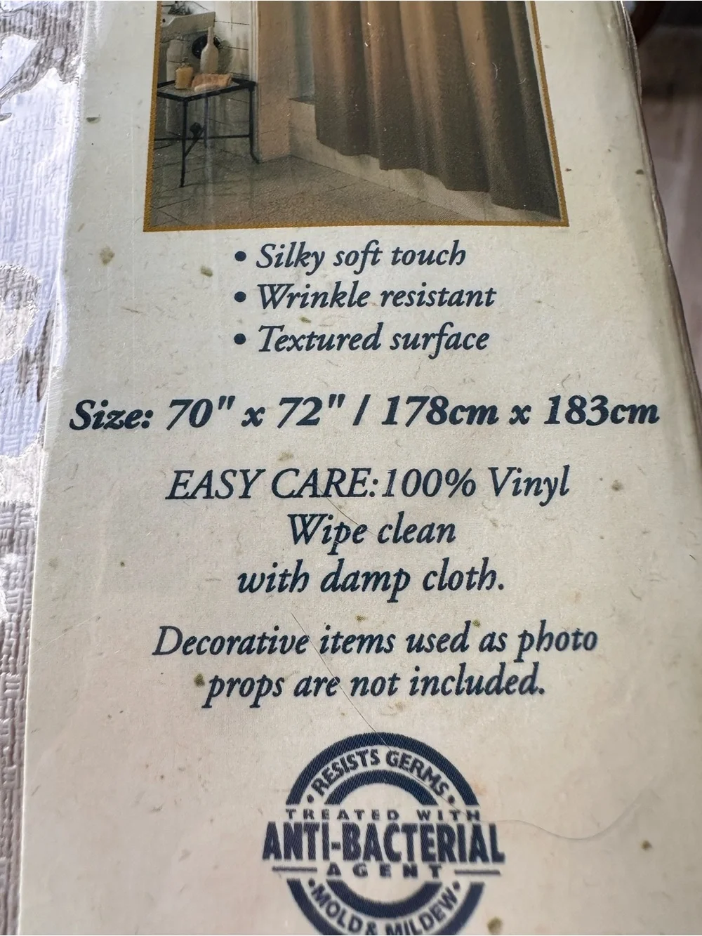 Linen Shower Curtain - Beige